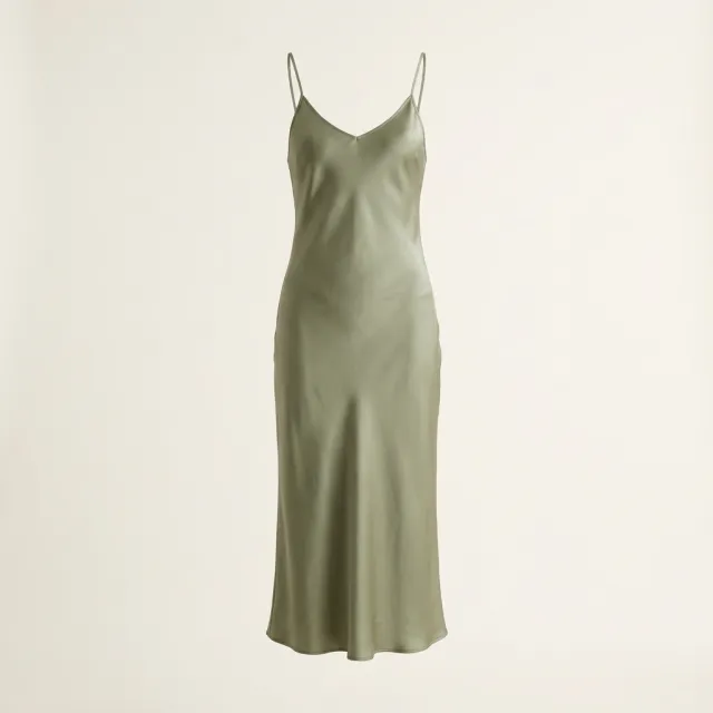 Sage slip dress