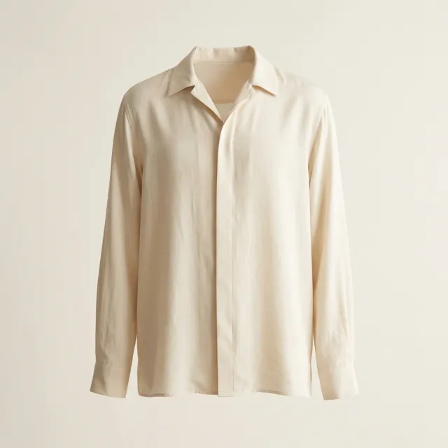 Ivory silk shirt